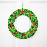 Vietnam Quilled Mistletoe Holiday Wreath
