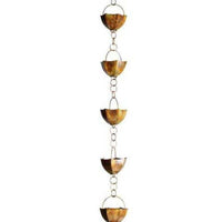 Iron Cups Rain Chain 7ft
