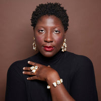 Ema Pearl Cuff & Ring
