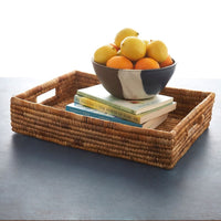 Large Banana Leaf Fruit Bread Office Rectangle Tray