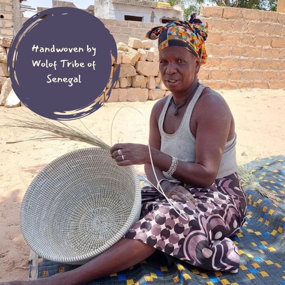 Colorful Wicker Storage Baskets with Hooded Lids