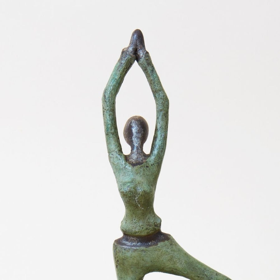 Bronze Tree Yoga Suryanamaskar Figurine