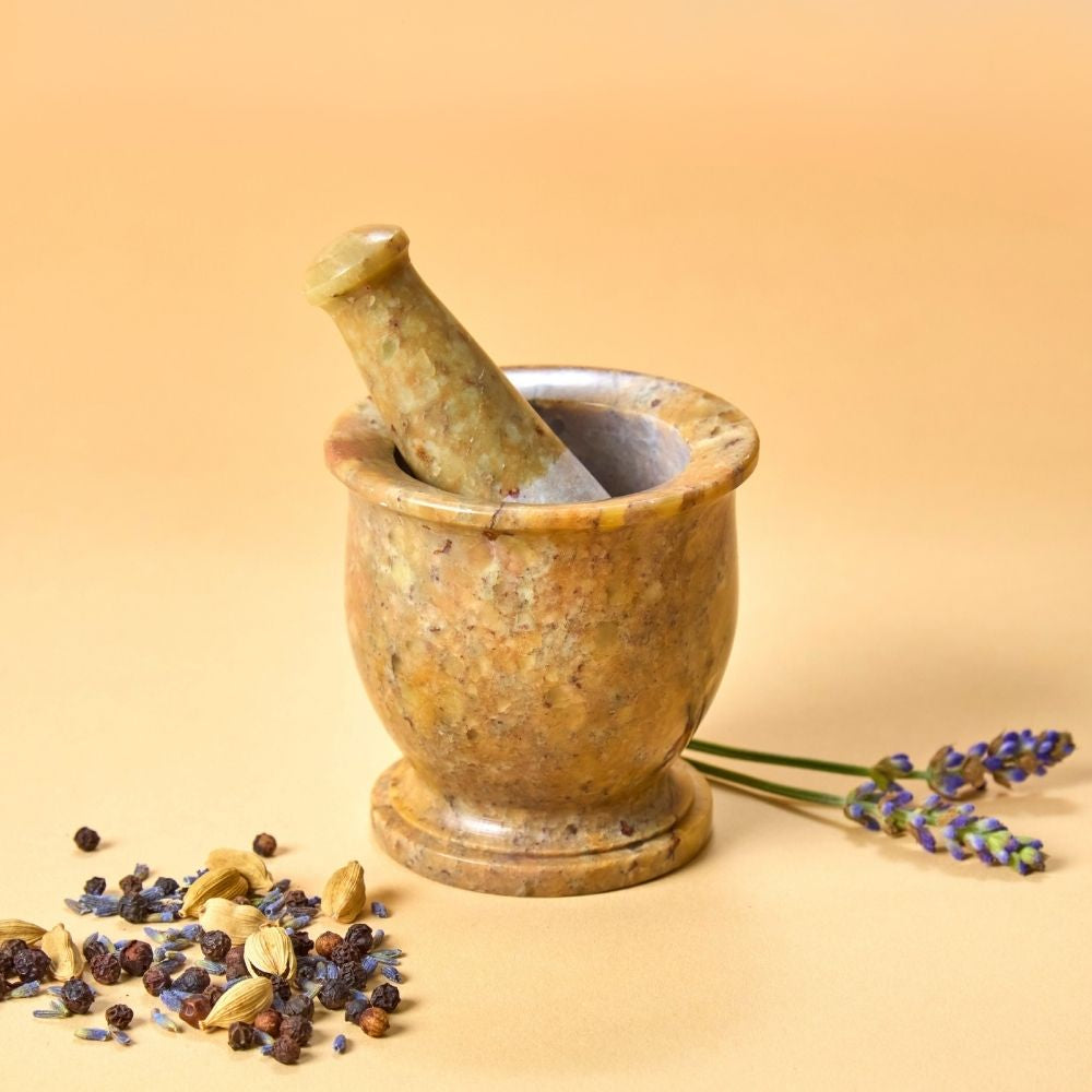 Gorara Stone Mortar Pestle Set