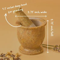 Gorara Stone Mortar Pestle Set