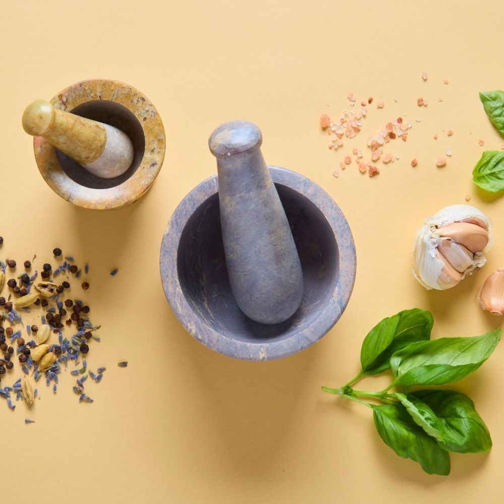 Gorara Stone Mortar Pestle Set