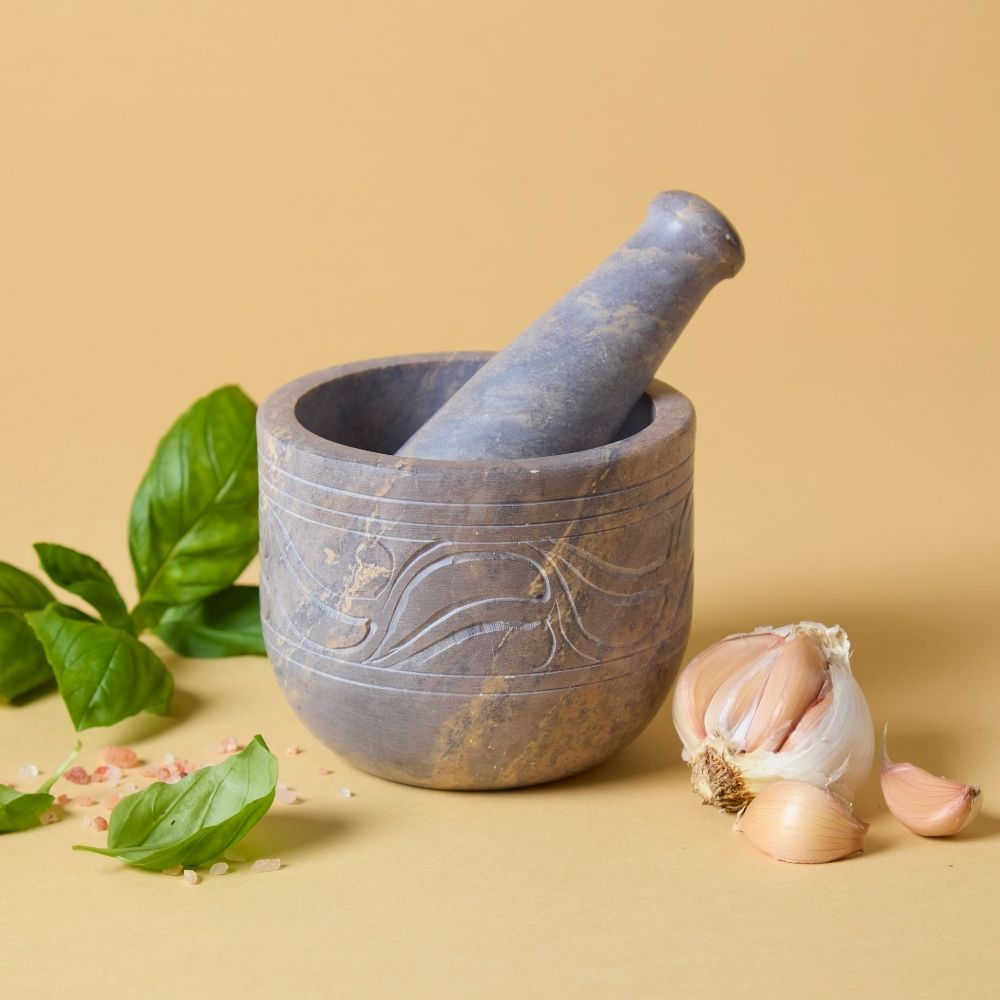 Gorara Stone Mortar Pestle Set