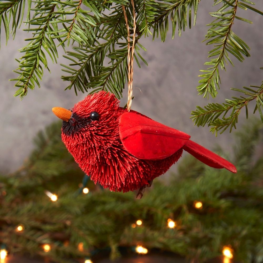 Buri Cardinal Bird Ornament