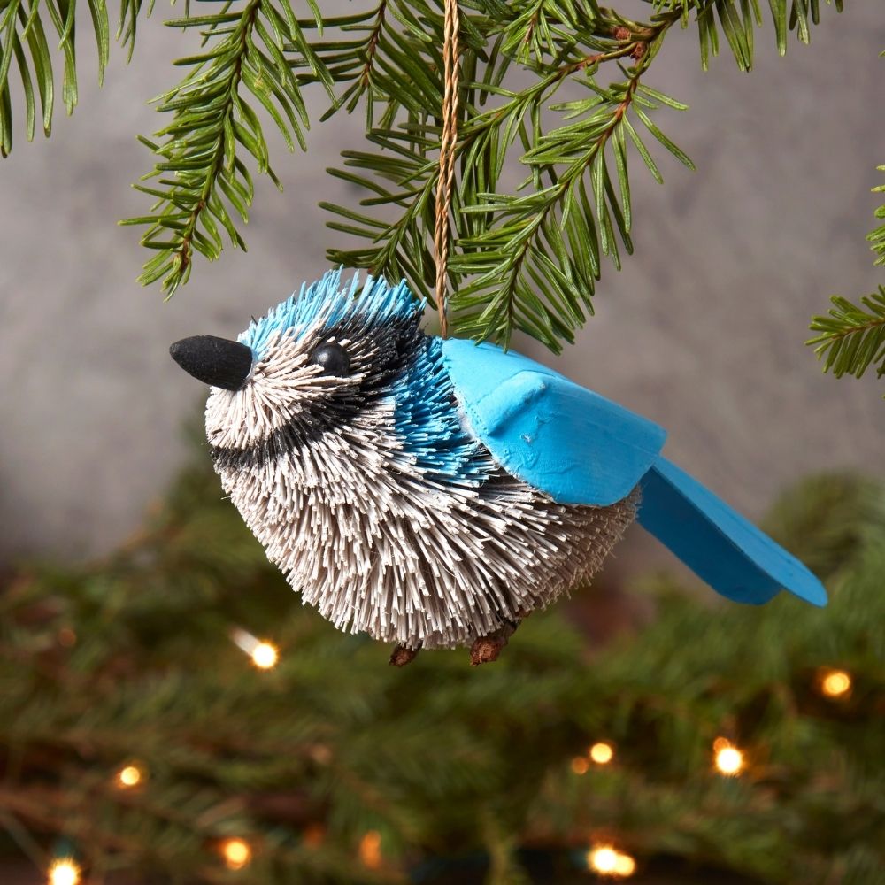Buri Blue Jay Ornament