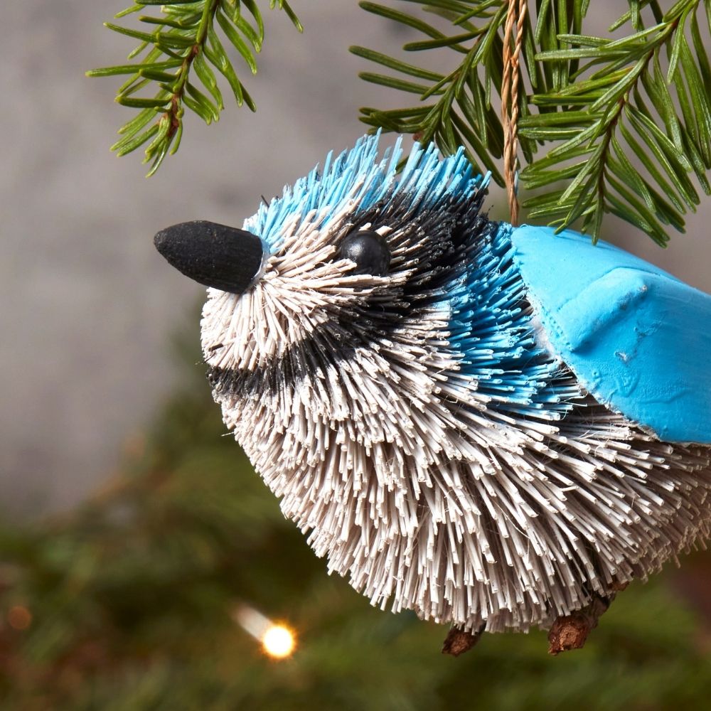 Buri Blue Jay Ornament
