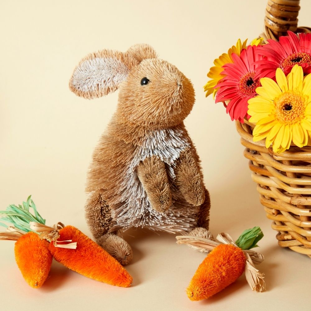 Standing Easter Bunny Carrots Set of 4