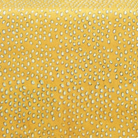Mustard Yellow Block Print 62 x 104 Rectangle Tablecloth