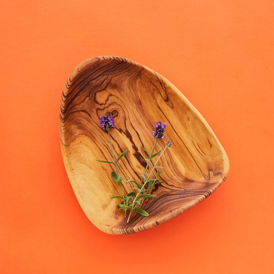 Olive Wood Nut Bowl Set