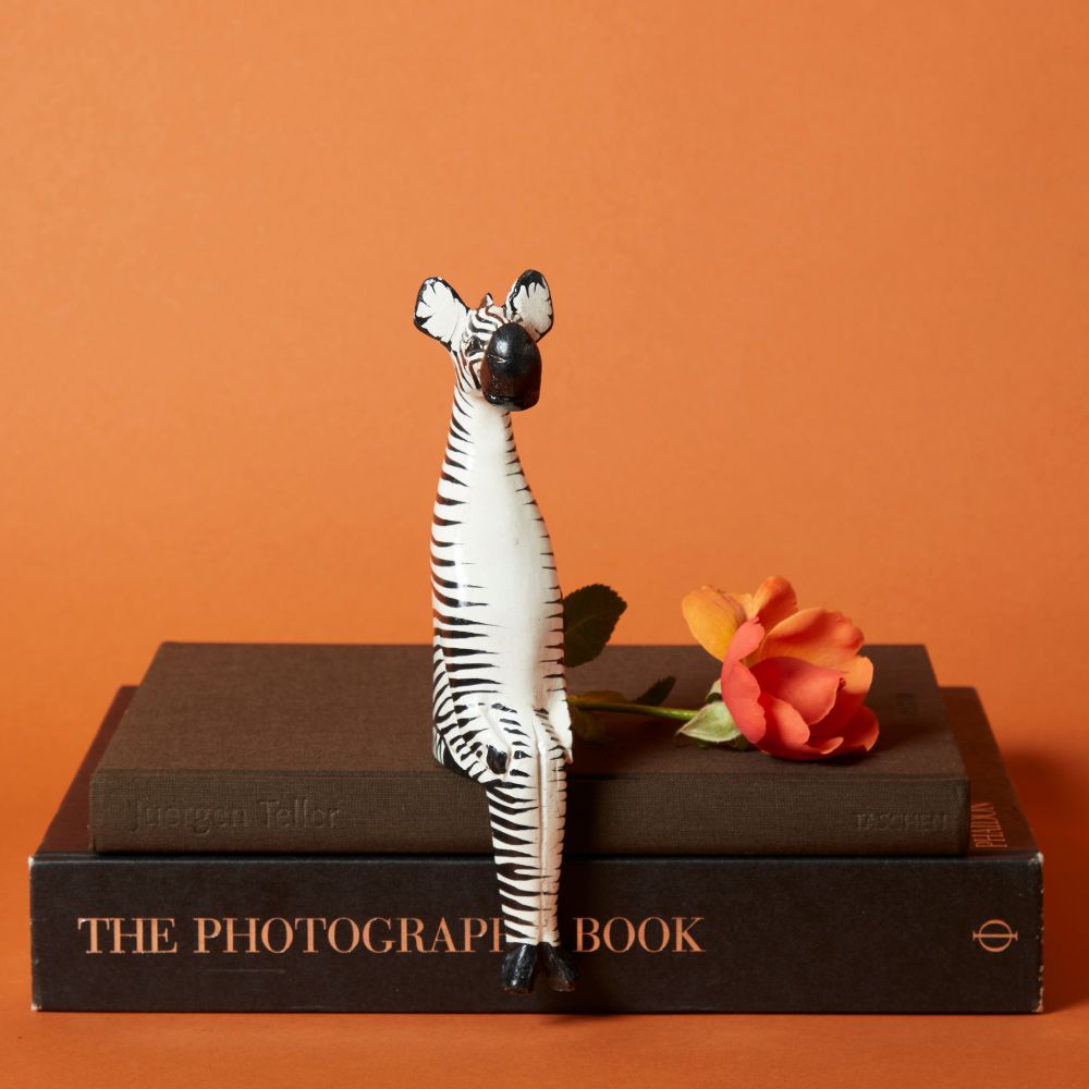 Small Wooden Safari Animal Figurines, 8" Tall