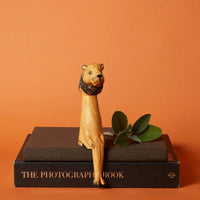 Small Wooden Safari Animal Figurines, 8" Tall