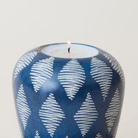 Kisii Stone Teal 2 in 1 Candle Holder