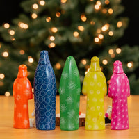 Kisii Stone Colorful Pattern Nativity Manger Set Holiday Trees