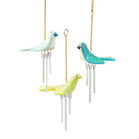 Batik Bird Chime Ornament Set