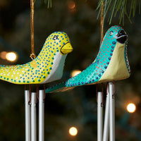 Batik Bird Chime Ornament Set