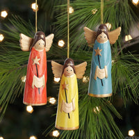 Colorful Angel Ornament Set