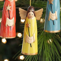 Colorful Angel Ornament Set