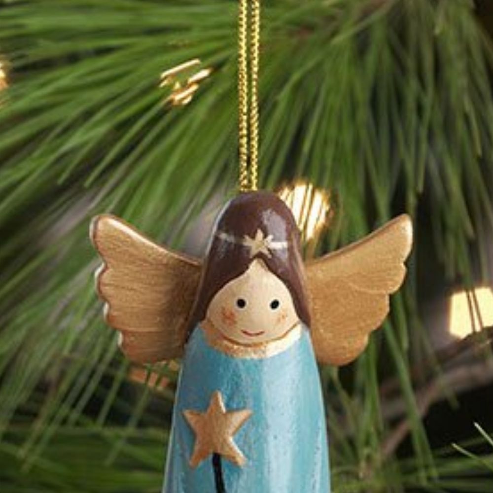 Colorful Angel Ornament Set