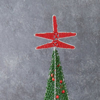 Maasai Beads Short Decorative Tabletop Christmas Tree