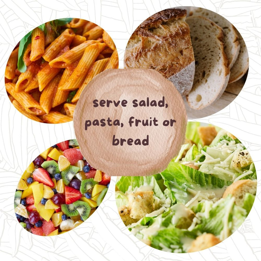 Wood Salad Bowls for Dinner, Party, Catering, Buffet, Wedding, Office, Restaurant, Serving, Mixing, Centerpiece, Fruits, Chips