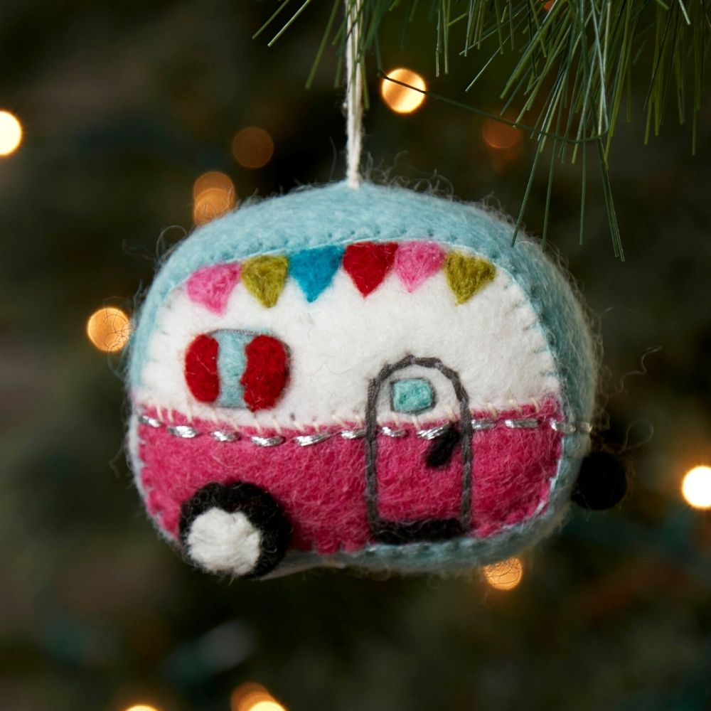 Felt Camper Ornament