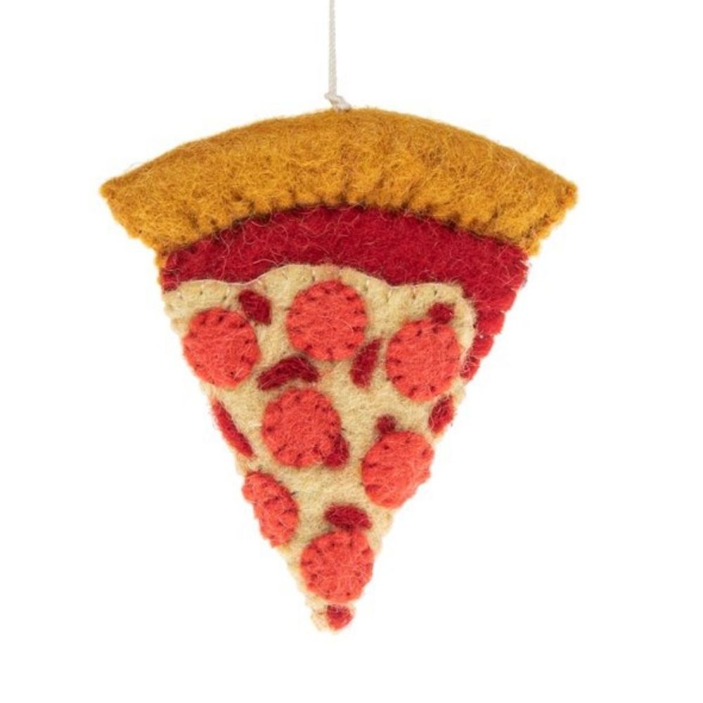 Felt Pizza Slice Ornament
