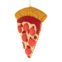 Felt Pizza Slice Ornament