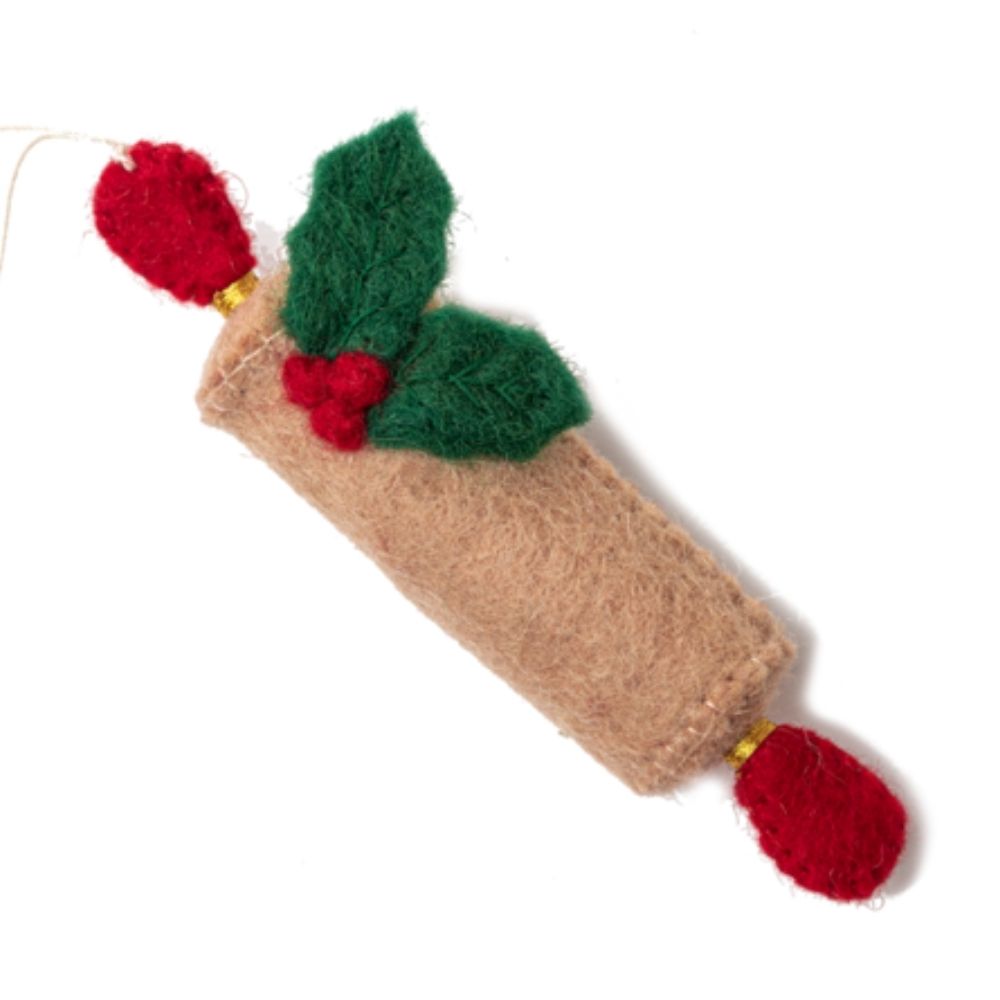 Felt Holiday Rolling Pin Ornament