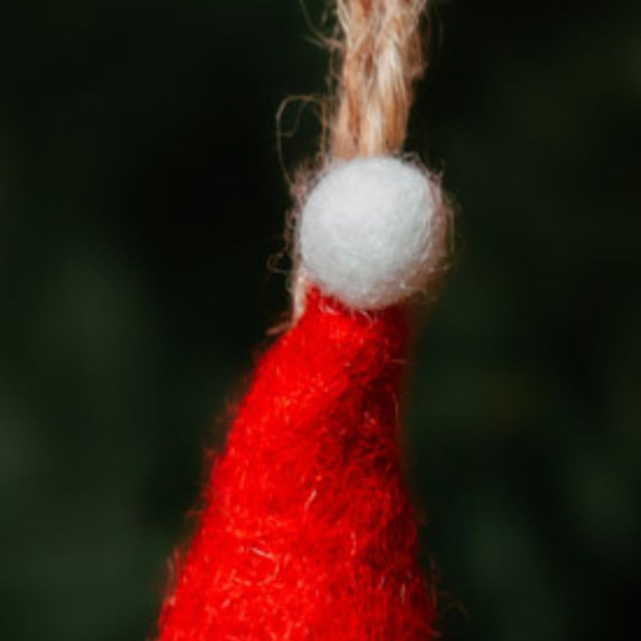 Felt Santa Claus Beard Ornament