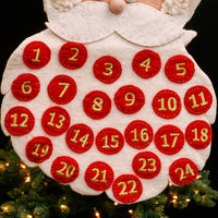 Felt Santa Claus Advent Calendar