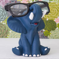 Ceramic Elephant Eye Glasses Holder