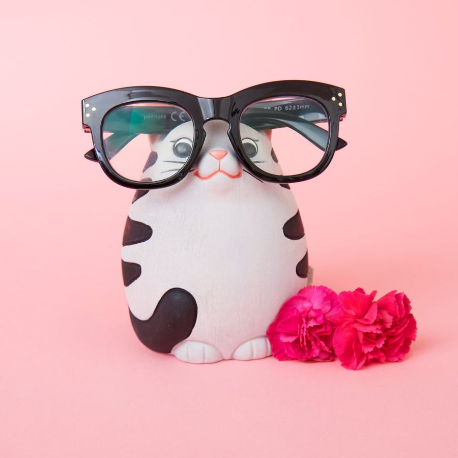 Ceramic Cat Eye Glasses Holder