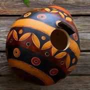 Leaves Motif Gourd Bird House