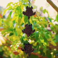 Black Turtle Rain Chain