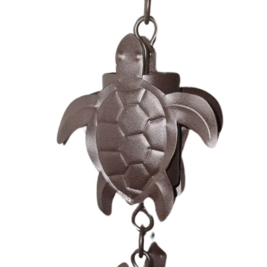 Black Turtle Rain Chain