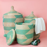 Medium Storage Basket Turquoise