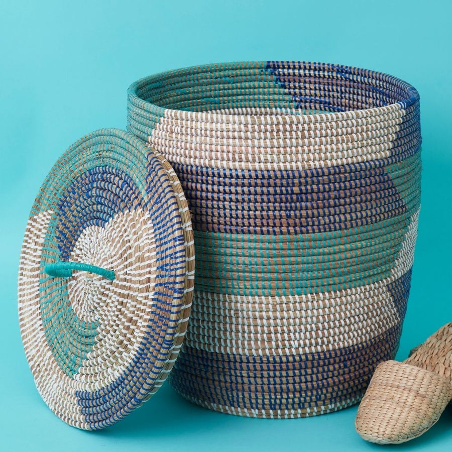 Jumbo Ocean Grass Basket Set