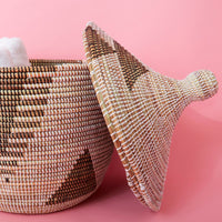 Medium Wide Storage Basket Arrows