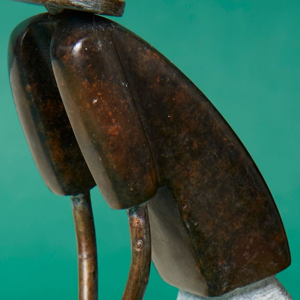 Shona Stone Golfing Sculpture