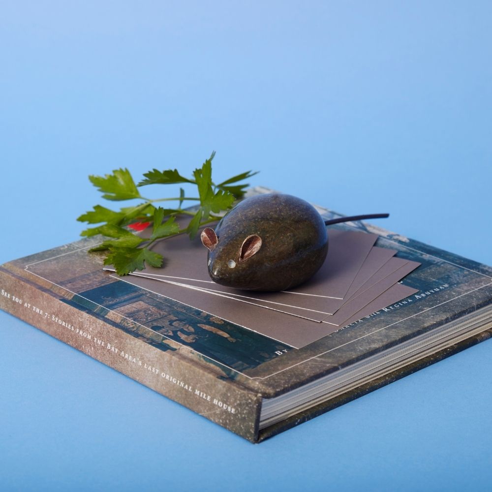 Shona Stone Mini Mouse Sculpture