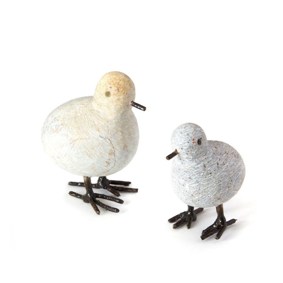 Shona Stone Mini Chikadee Birds Set of 2