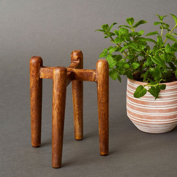 Mini Wood Plant Stand