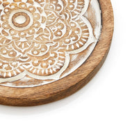 Mandala Wood Trivet Set