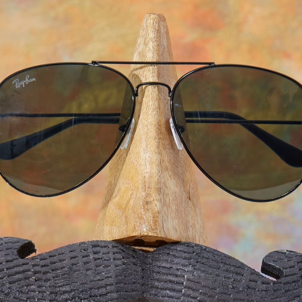 Mustache Wood Eyeglasses Holder