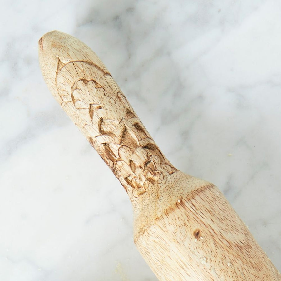 Carved Wood Rolling Pin