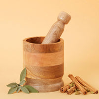 Large Mango Wood Mortar Pestle