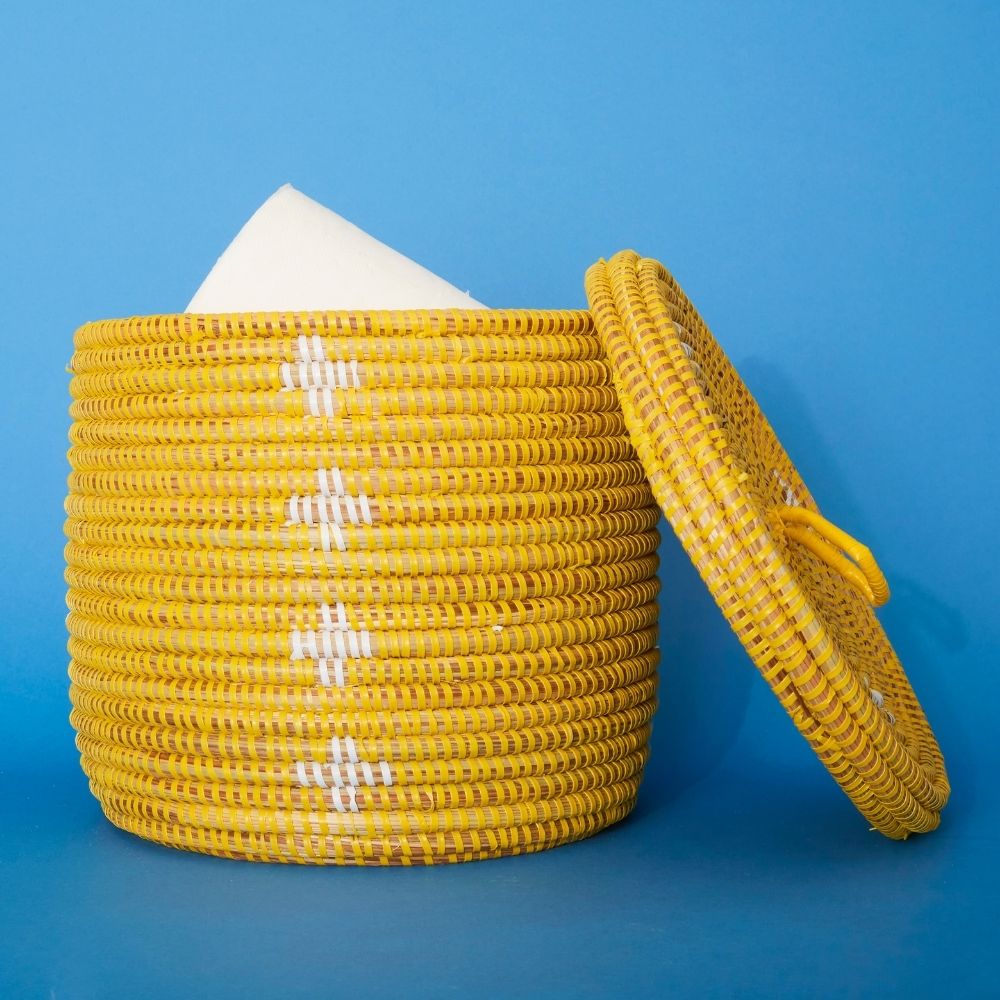 Shelf Basket, Organizing, Home Decor, Wicker Basket, Small Storage for Towels, Toilet Paper, and Toiletries, Woven, 12" wide